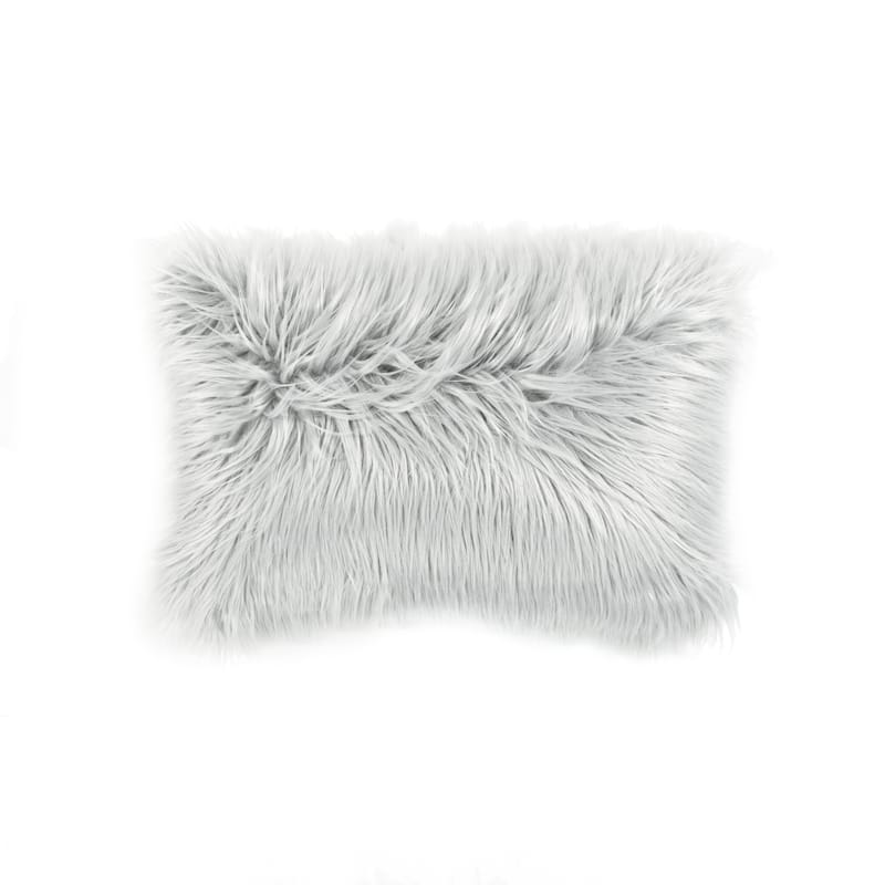 Lush Decor Mongolian Luca Faux Fur Decorative Pillow Cover