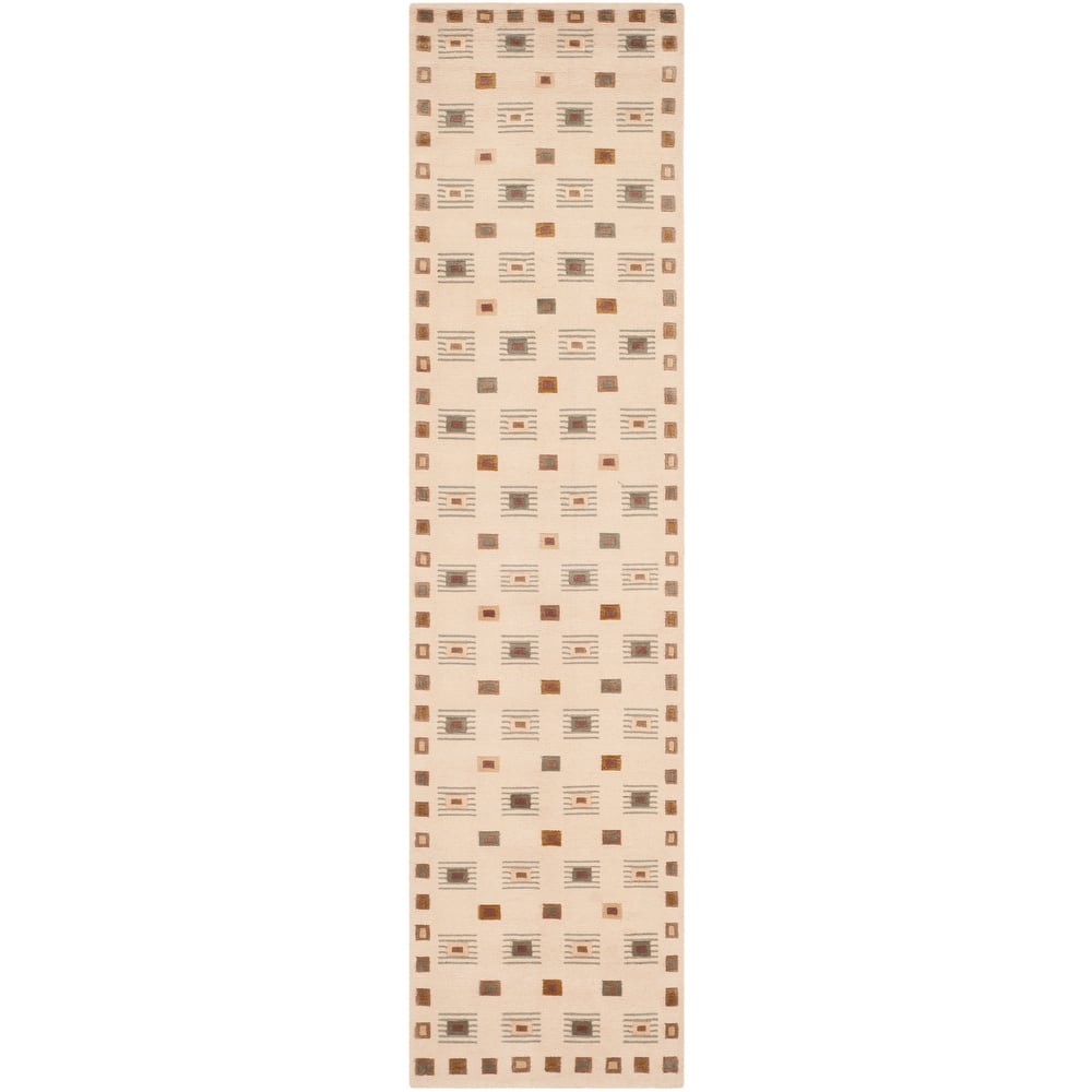 SAFAVIEH Couture Hand-knotted Tibetan Etsuko Modern Wool Rug