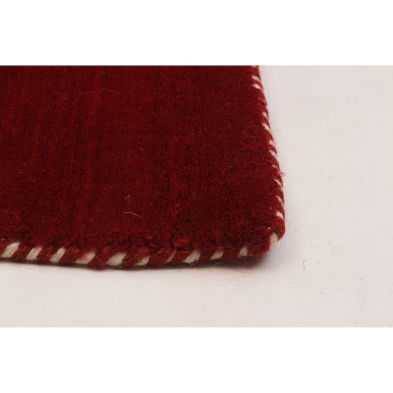 Kashkuli Gabbeh Red Rug 5'2" x 7'6" - 5'2 x 7'6