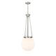 Option Satin Nickel / Matte White