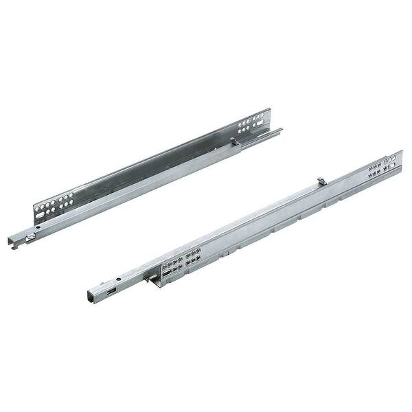 Shop Salice A7555533 Futura 21 Full Extension Undermount Concealed Drawer Zinc Overstock 22905889
