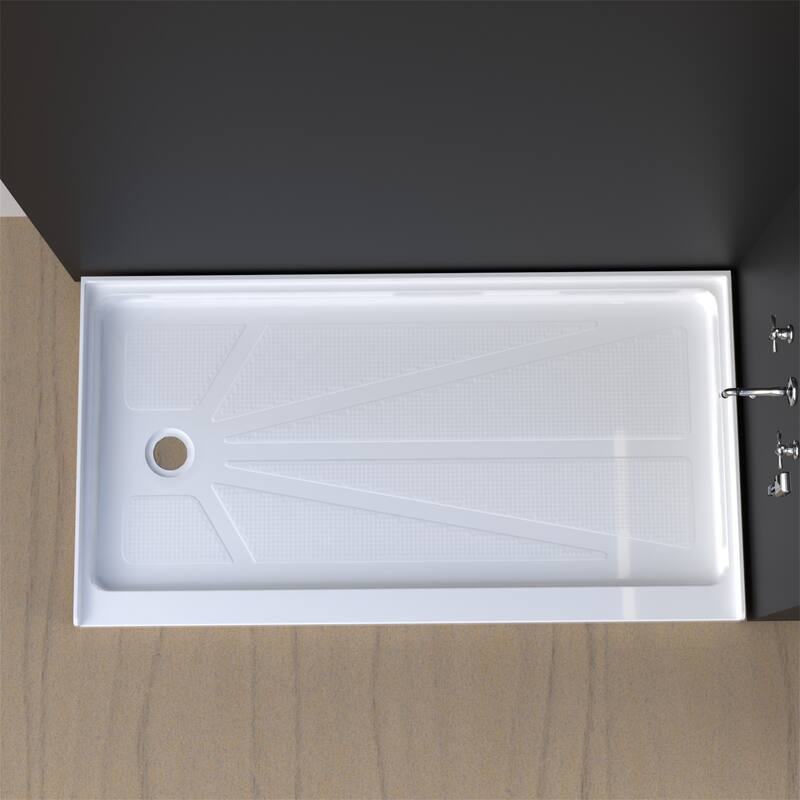 i-Homare 32" X 60" Left Drain Single Threshold Rectangular Shower Base