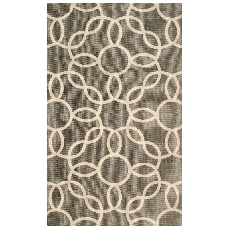 SAFAVIEH Handmade Cedar Brook Krisztina Modern Jute Rug - 2'3" x 3'9" - Grey/Ivory