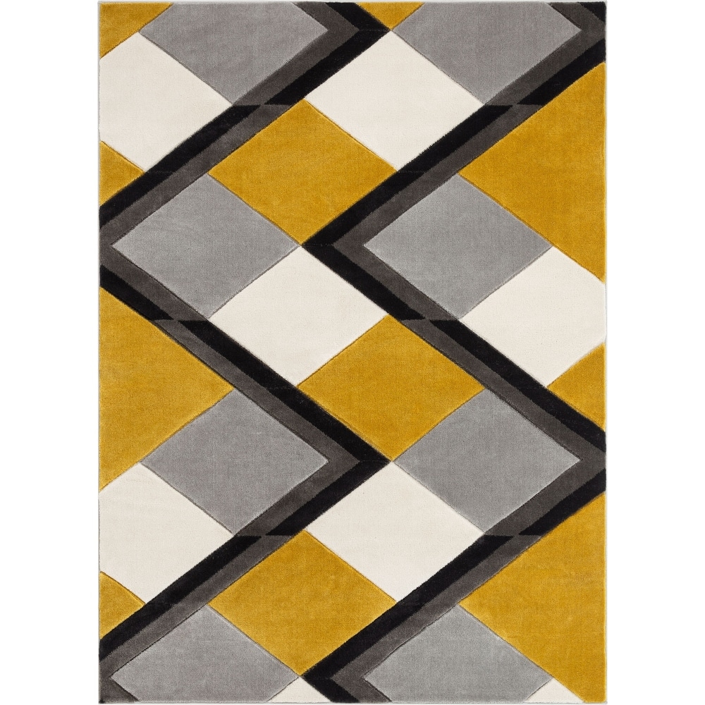 Well Woven Good Vibes Nora Modern Geometric Area Rug