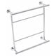 preview thumbnail 1 of 2, Alno Contemporary I 18 Inch Wide Towel Rack with Bottom Towel Bar Polished Chrome