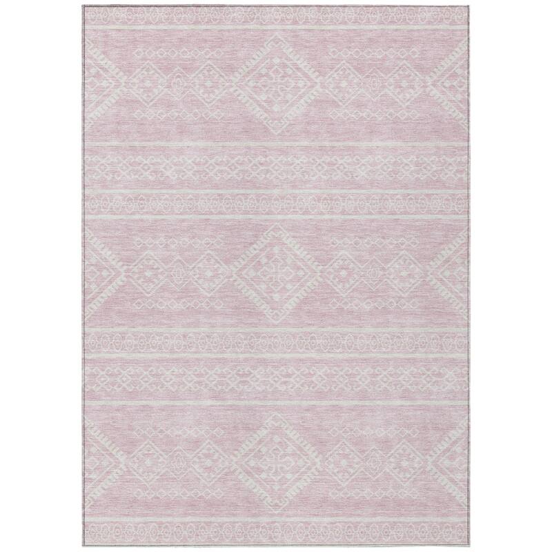 HomeRoots Southwestern Transitional Rectangle Outdoor Rug