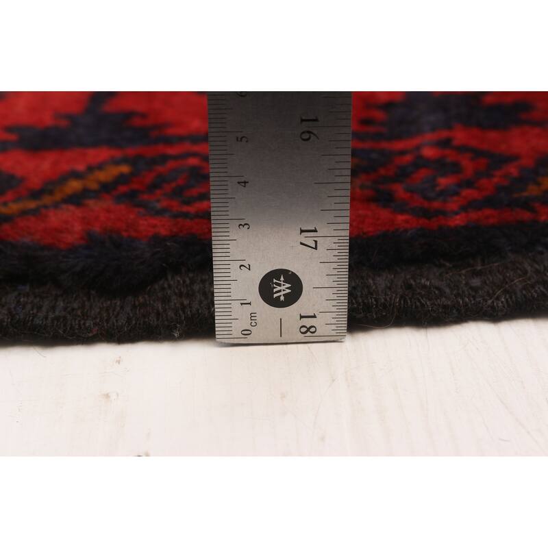 ECARPETGALLERY Hand-knotted Teimani Red Wool Rug - 9'6 x 11'10