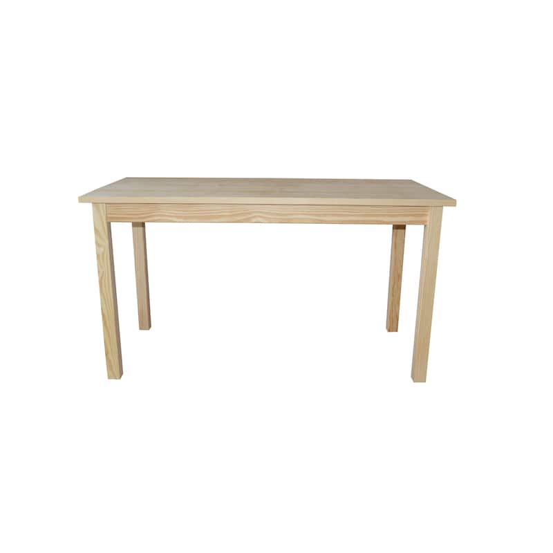 55" Yellow Pine Table - N/A