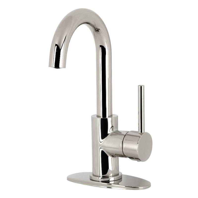 Kingston Brass LS853DL Concord 1.8 GPM Single Hole Bar Faucet - Polished Nickel