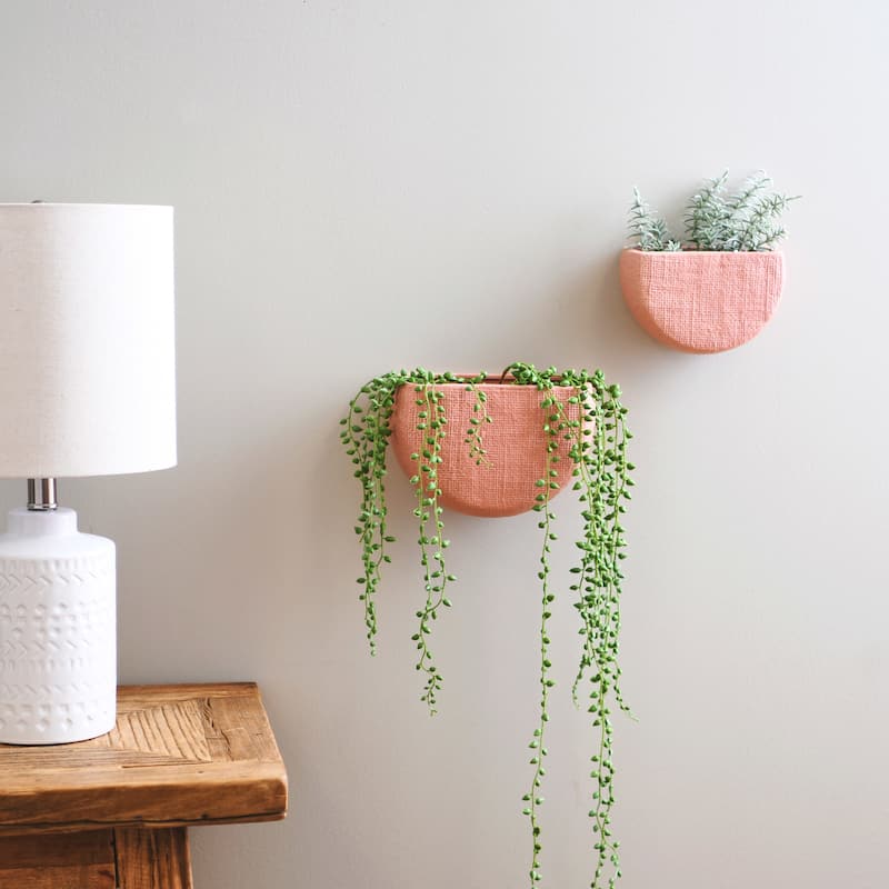 Stoneware Wall Planters