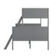 preview thumbnail 35 of 68, Convertible Solid Wood Bunk Bed Frame for Kids with Ladder, No Box Spring Needed