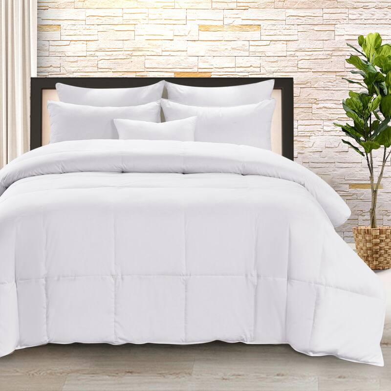 Lightweight Warmth Goose Down Comforter with 360TC Cover