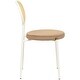 preview thumbnail 63 of 78, Leisuremod Euston Modern Dining Chair Upholstered Velvet or Leather Seat Wicker Back Accent Chair for Home Living Room & Kitchen