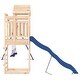 preview thumbnail 17 of 19, vidaXL Swing Set Outdoor Backyard Wooden Playground Equipment for Kids Age 3-8