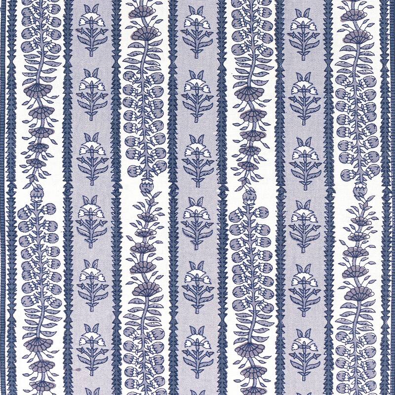 Couleur Nature Provence Avignon Runner - Blue/Marine - 16" x 90" - 16" x 90"