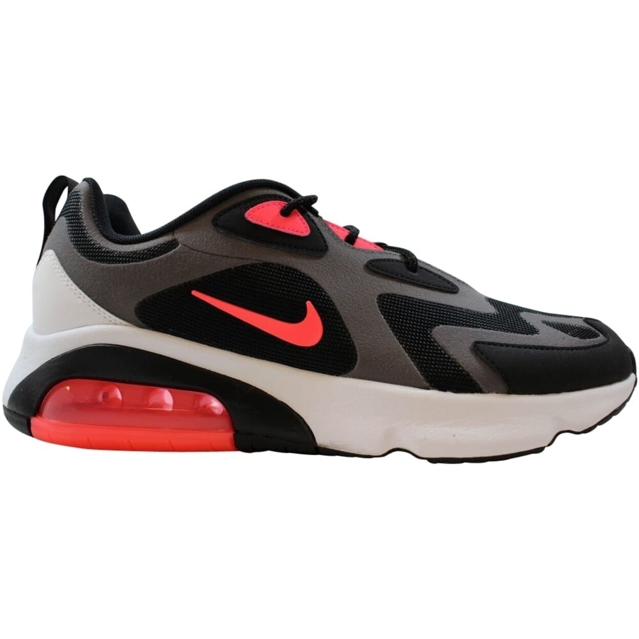 Shop Nike Air Max 200 Thunder Grey Hot Punch Black Aq2568 005 Men S Overstock 31697865