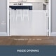 preview thumbnail 3 of 4, Dreambaby Glide 'N Hide Extra Tall Retractable Baby Gate, White