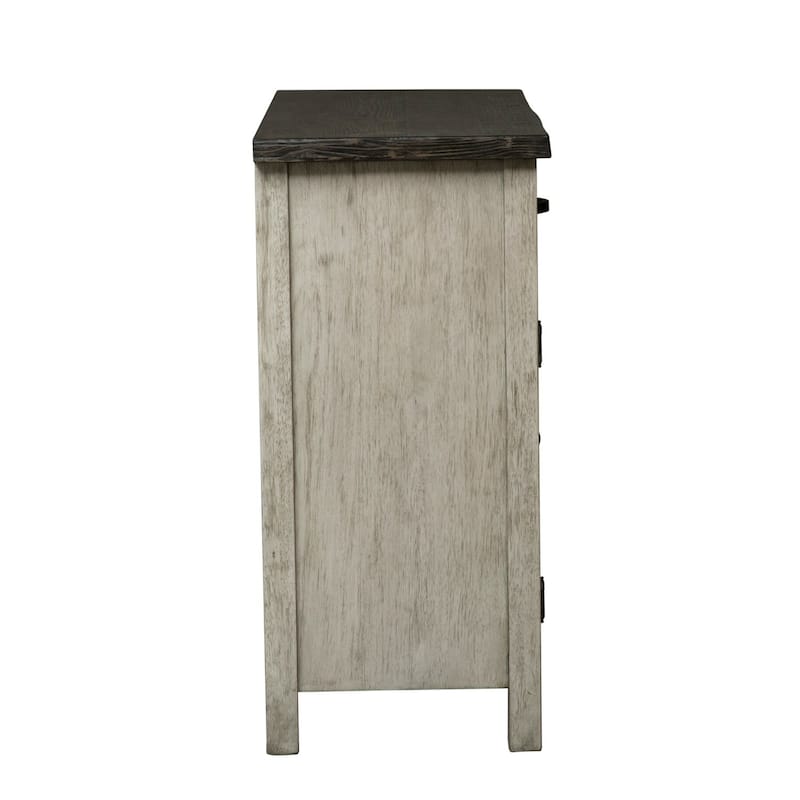 Willowrun Rustic White Weathered Gray Sideboard