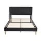 preview thumbnail 118 of 145, Alazyhome Upholstered Platform Bed Frame