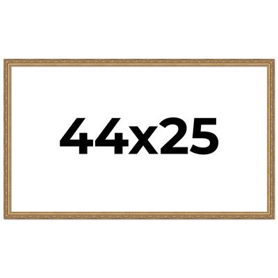 44x25 Frame Red Solid Wood Picture Frame Width 1.75 Inches | Interior Frame Depth 1 13/16 Inches