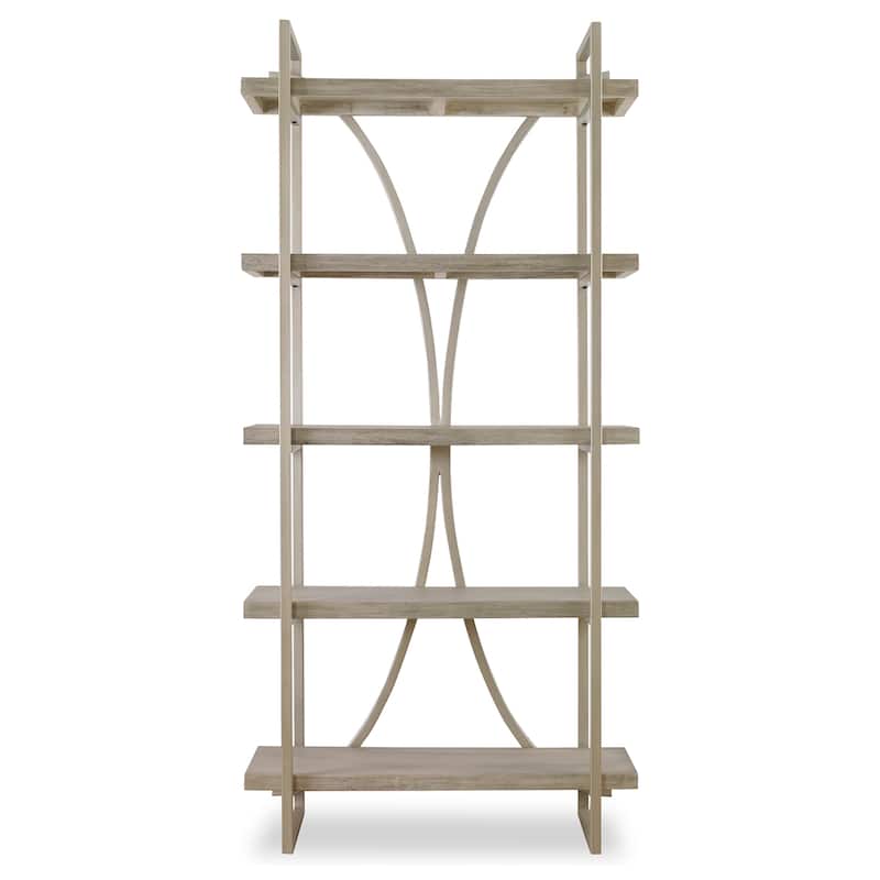 Uttermost Sway Soft Gray Etagere - 42"W x 88"H x 19"D