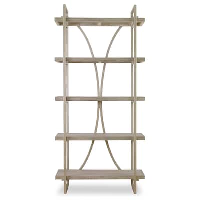 Uttermost Sway Soft Gray Etagere - 42"W x 88"H x 19"D