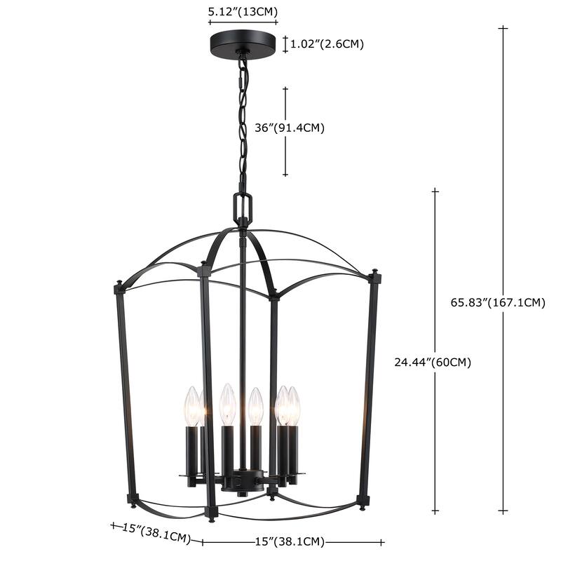Modern 12.01-in Matte Black Pendant Light