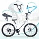 preview thumbnail 24 of 25, Freestyle Kids Mountain Bike, Double Disc Brakes Children's Bicycle White - 12-15 Years