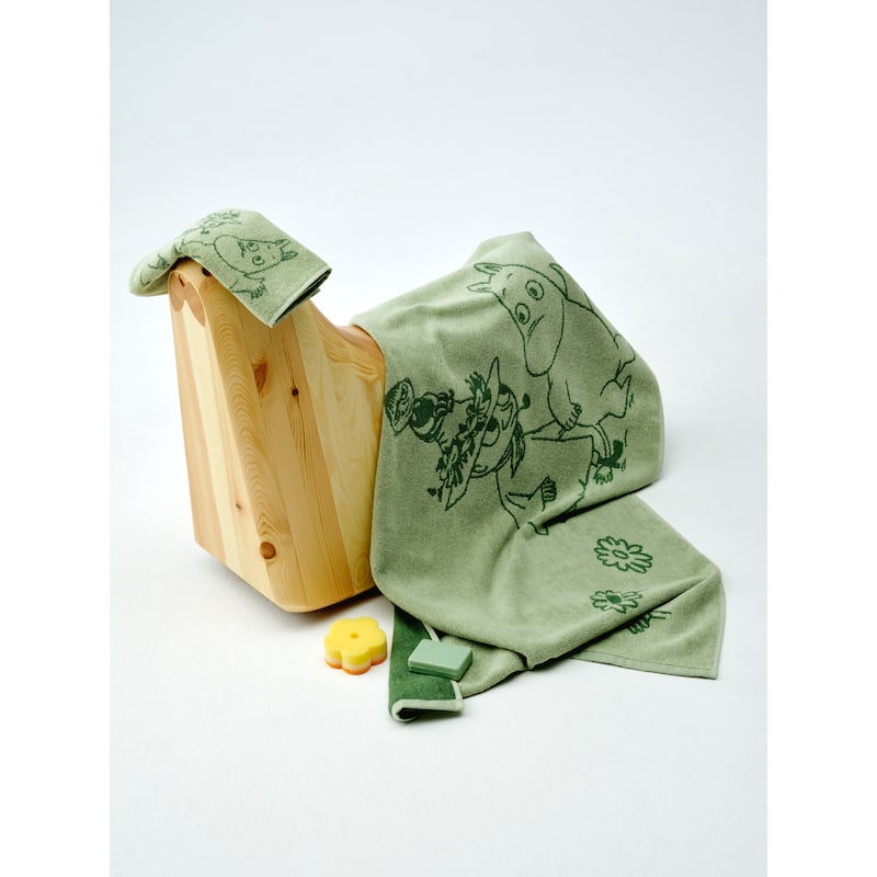 Moomin Arabia Hand Towel 12x19.7in Friends Forever - 12 x 19.7"