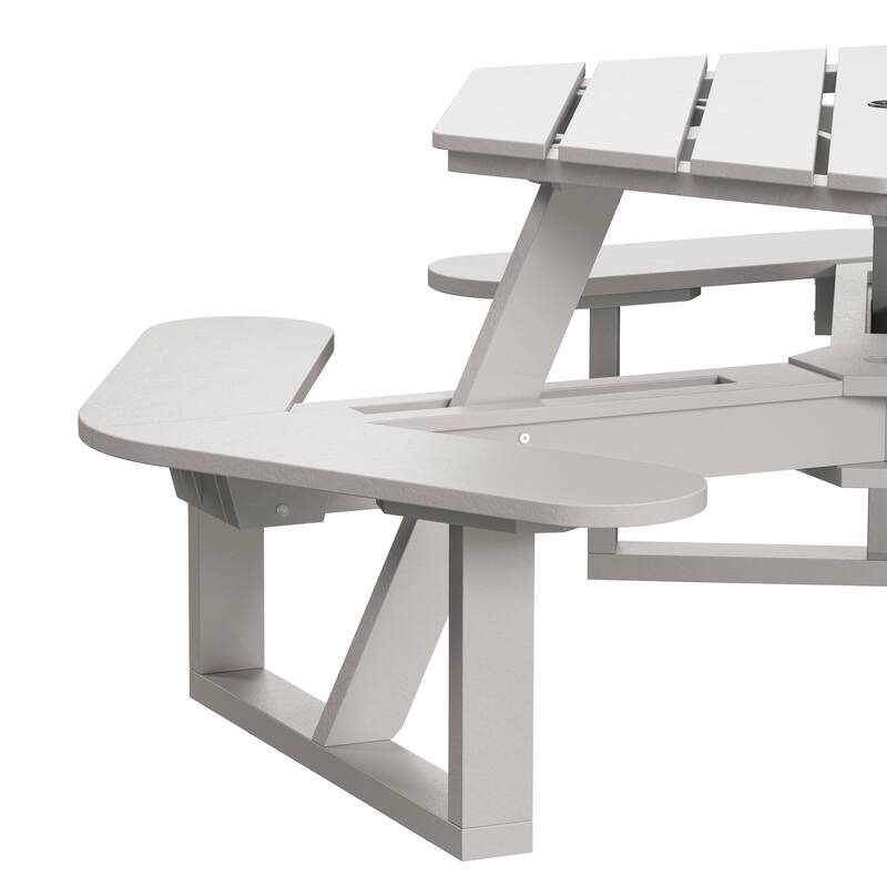 Shoreline Hexagon Picnic Table