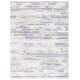 preview thumbnail 6 of 14, SAFAVIEH Whisper Hardine Modern Abstract Rug 8' x 10' - Grey/Blue Ivory - Rectangle