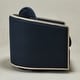 preview thumbnail 103 of 165, KINWELL 31"W Oak Frame Upholstered Swivel Barrel Armchair