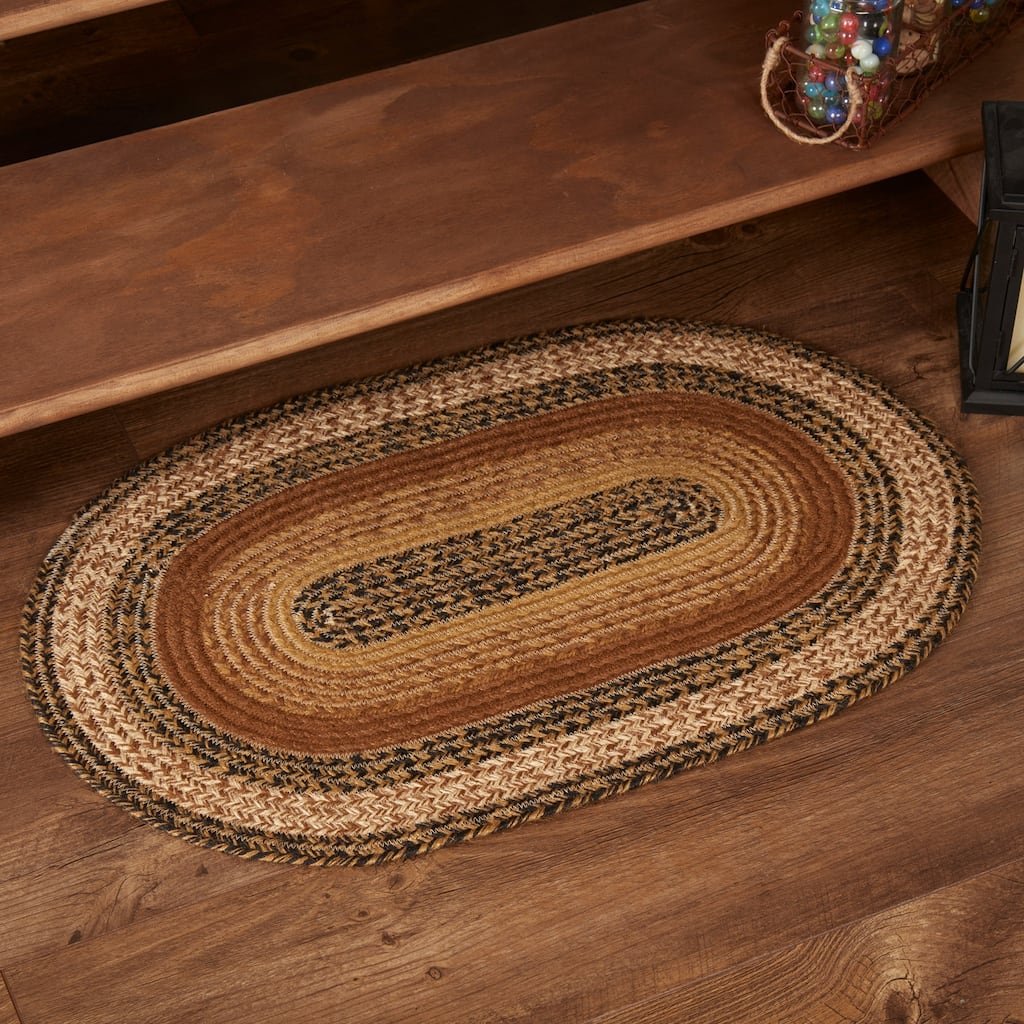 Kettle Grove Jute Rug Oval w/ Pad 20x30 - 20" x 30"