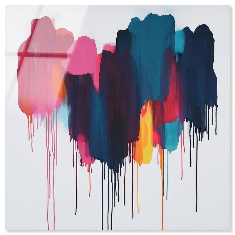 Glacier Color Glide Acrylic by Art Remedy, Ready to Hang - 20" x 20"