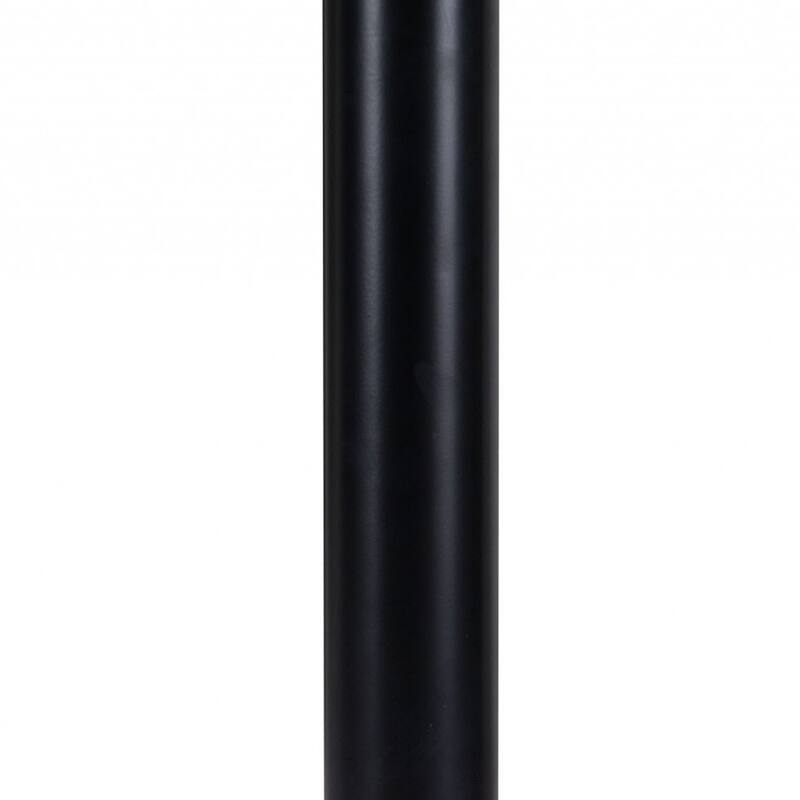 HomeRoots 24" Black And White Round End Table