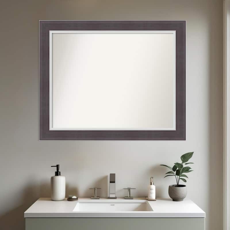 Ellie Non-Beveled Framed Bathroom Vanity Wall Mirror