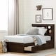 preview thumbnail 17 of 17, South Shore Navali Bookcase Headboard