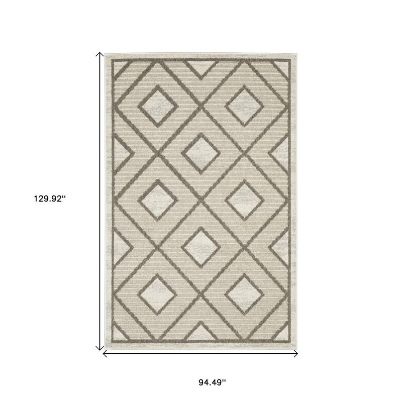 HomeRootsGeometric Transitional Runner Area Rug