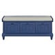 preview thumbnail 42 of 70, Storage Bench with Cushioned Seat and 3 Drawers