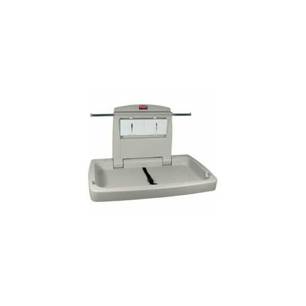 slide 1 of 1, Rubbermaid Horizontal Baby Changing Station - FG781888LPLAT - 1 Each
