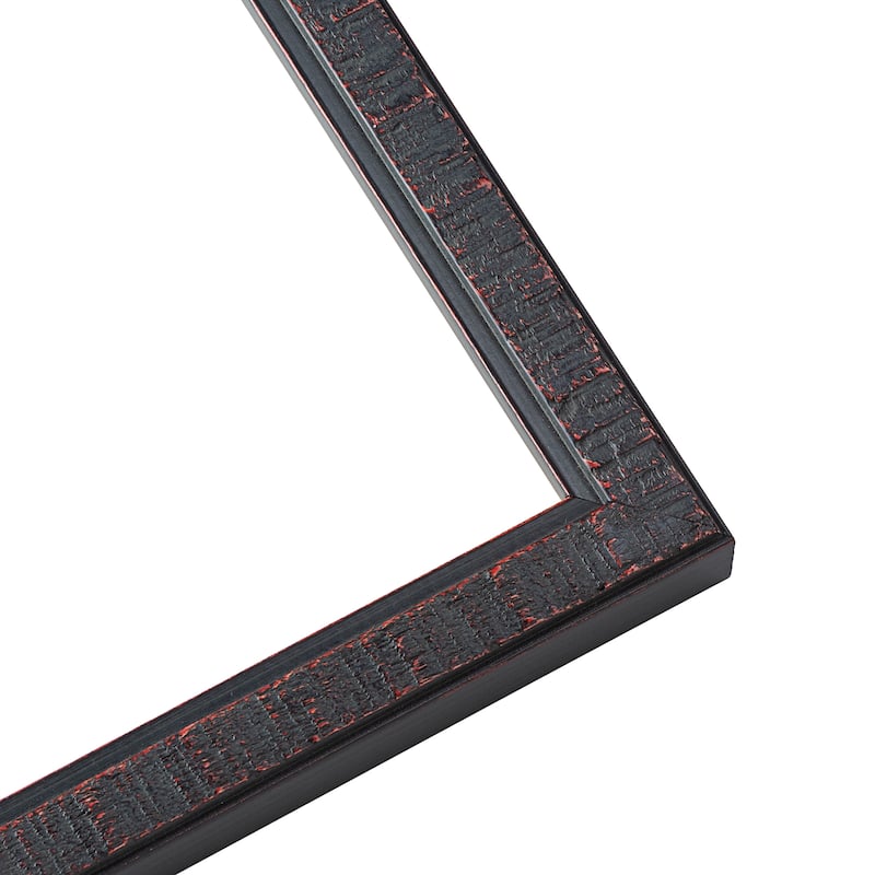 17x6 Frame Brown Solid Wood Picture Frame - Complete Modern Photo