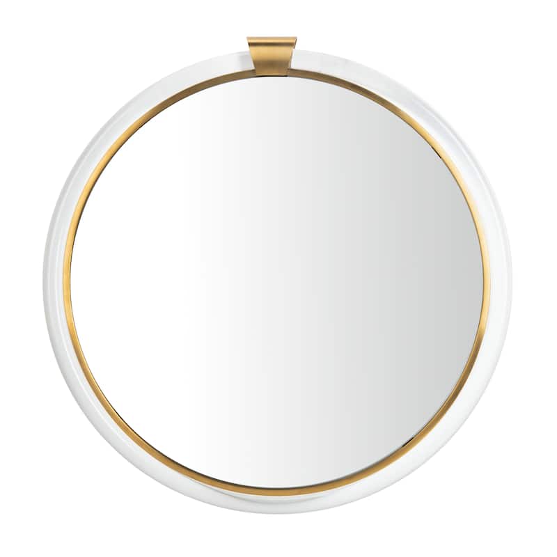 SAFAVIEH Couture Donzel Acrylic Mirror - Clear - 26 In W x 26 In D x 1.19 In H