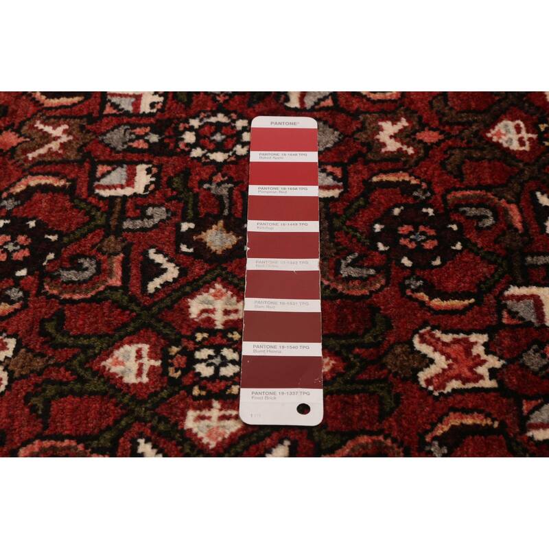 ECARPETGALLERY Hand-knotted Andelz Red Wool Rug - 3'8 x 12'4