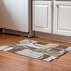 preview thumbnail 71 of 88, Premium Washable Super Soft Modern Casual Mayfield Rug Brown - 1'8" x 2'6"