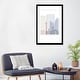 preview thumbnail 13 of 18, iCanvas "Calgary Skyline Poster Pastel" by Paul Rommer