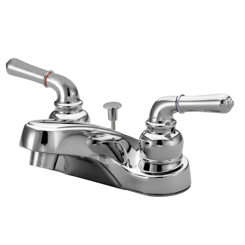Kingston Brass Magellan Centerset Bathroom Faucet with Pop-Up Drain - Polished Chrome