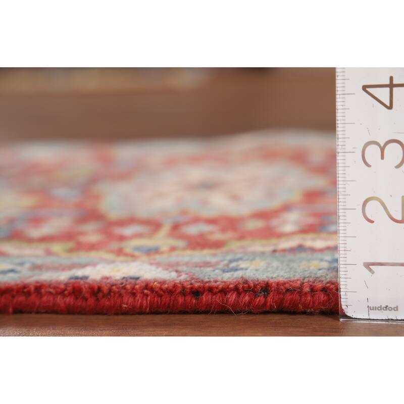 Geometric Kazak Foyer Rug Hand-Knotted Oriental Wool Carpet - 2'0" x 3'0"