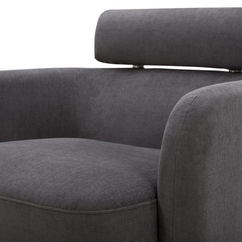 Spruce & Spring Ray Modern Swivel Accent Barrel Chairs