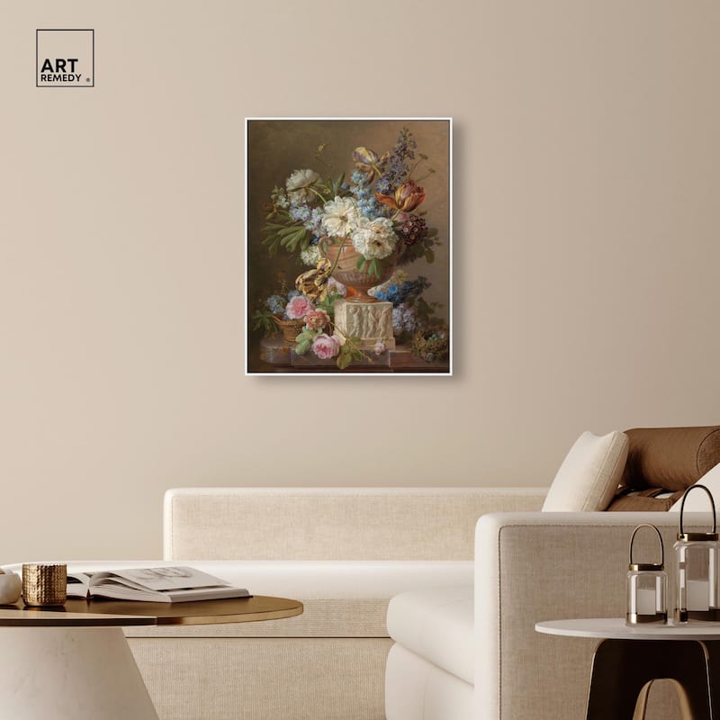Alabaster Vase 1783 Canvas by Art Remedy