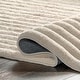 preview thumbnail 20 of 22, Nuloom Kai SuperiorWash Stripe Faux Rabbit Machine Washable Area Rug